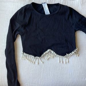 Zara beaded top